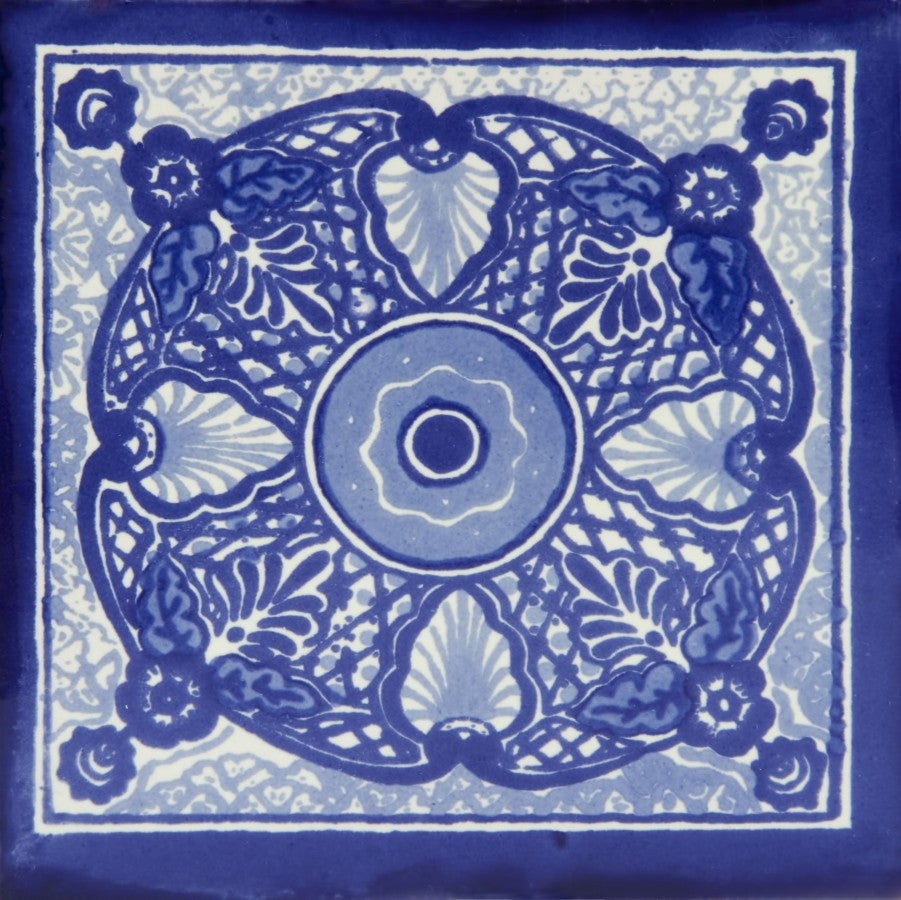 Meksykańskie płytki ceramiczne Arlo – 30 unikalnych dekoracyjnych płytek ściennych z motywami 10,5x10,5 cm do łazienki, prysznica, kuchni
