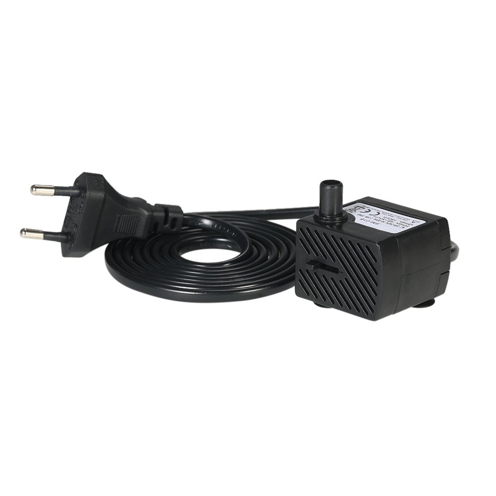 180L/H 2.5W zanurzeniowa pompa wodna do akwarium Tabletop Fountains staw woda ogróds i Hydroponic Systems z One dysza 4.9ft(1.5m) moc Cord AC220-240V
