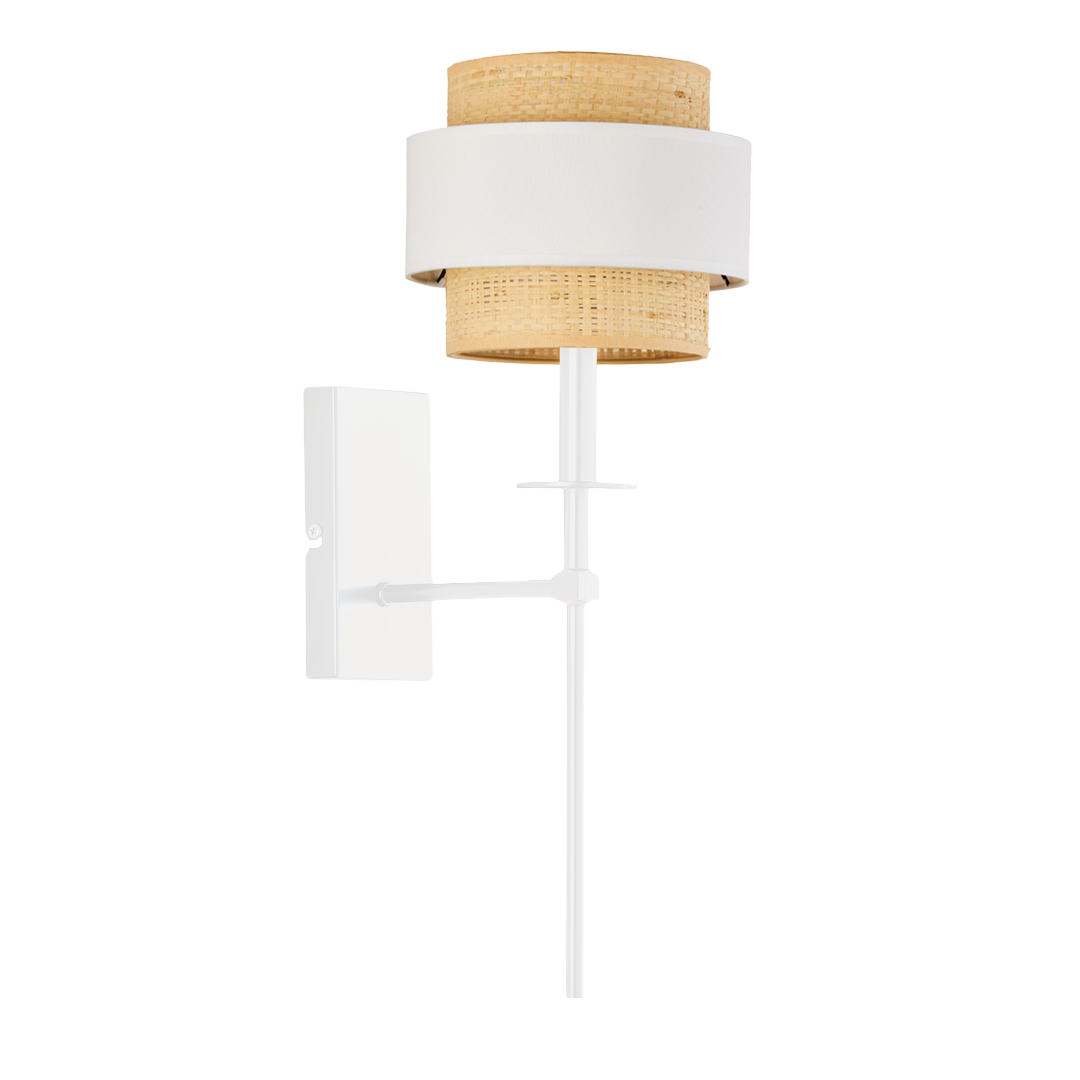 Kinkiet lampa ścienna lampa na ścianę z abażurem walec LOON