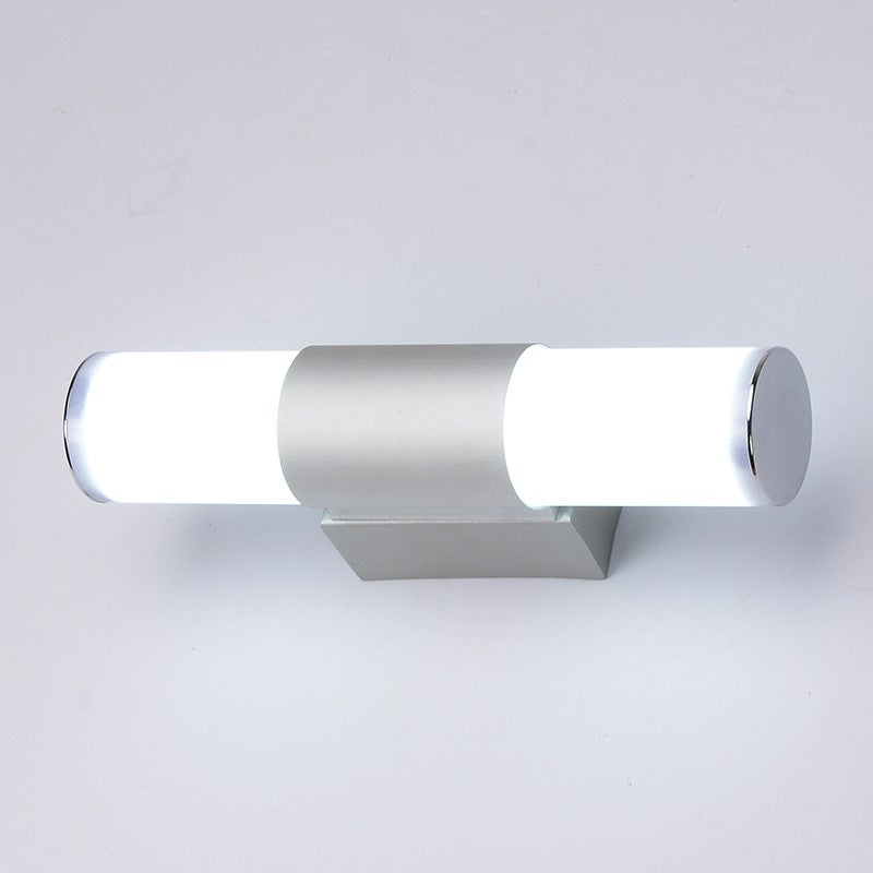 Nowoczesna lampa ścienna LED, wysoce przezroczysta zasłona, elegancki design, odpowiednia do stosowania w ogrodach i wewnątrz pomieszczeń.
