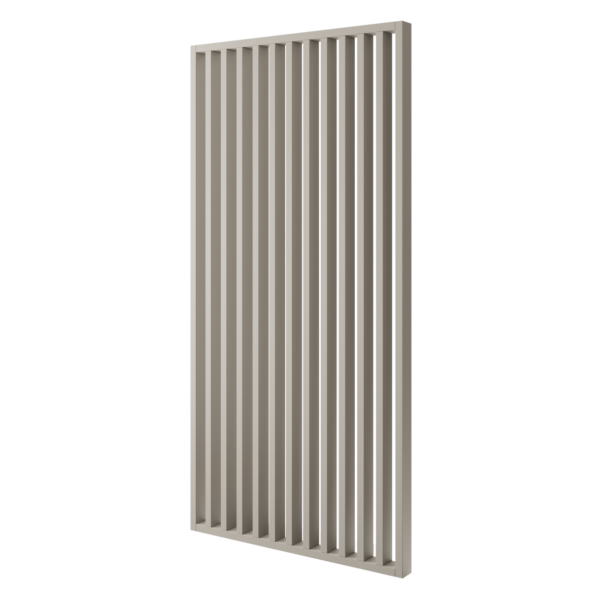 ŚCIANKA Z LAMELI - GOTOWY ZESTAW - PIASKOWY BEŻ - LAMELE3D - 219 cm - Pod kątem 45°