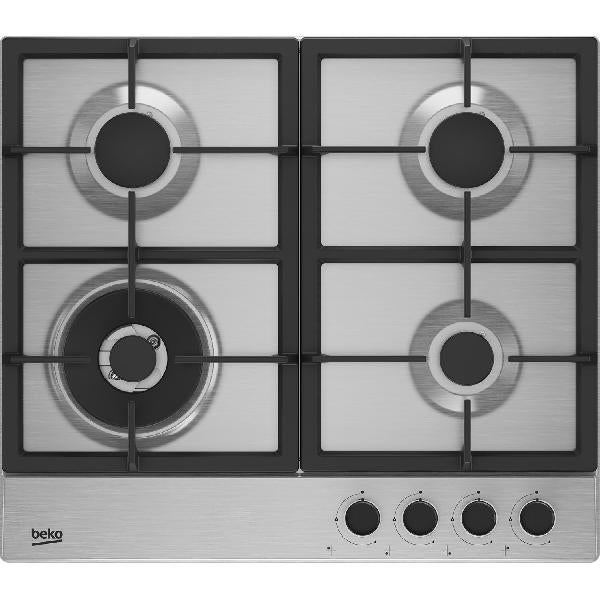 Kuchenka Beko stal nierdzewna 4 palniki PractiClean™