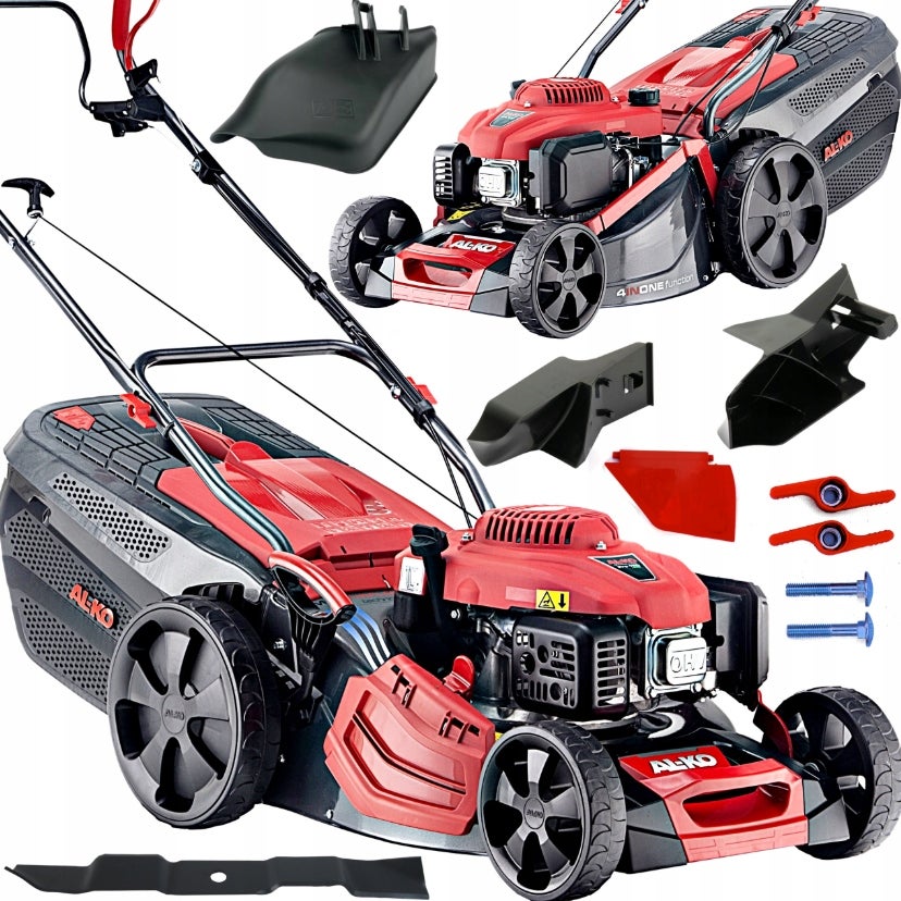 119946 KOSIARKA SPALINOWA DO TRAWY Z NAPĘDEM MOCNA 46CM KOSZ 70L AL-KO PREMIUM 470
