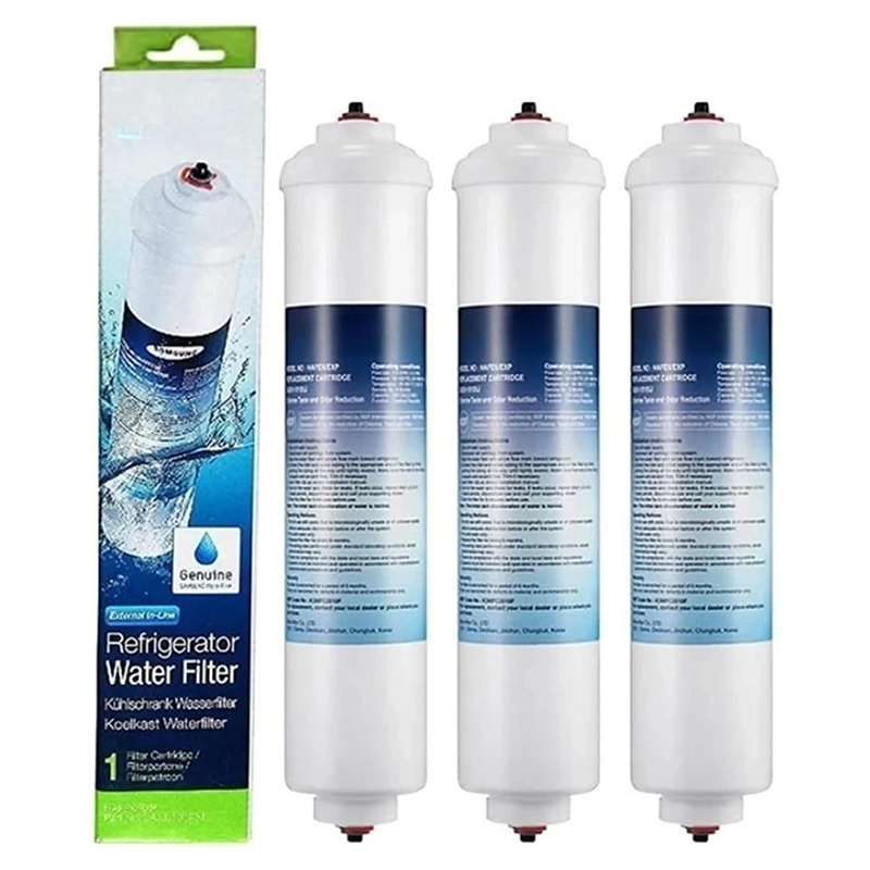 Zestaw 3 zewnętrznych filtrów wody do lodówki Samsung DA29-10105J, zewnętrzny wkład filtrujący wodę