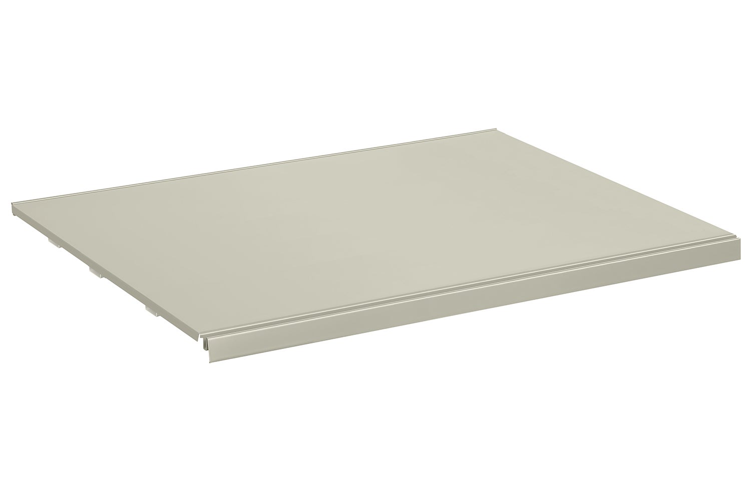 Półka do regału sklepowego metalowa 57x80cm kremowy KTD