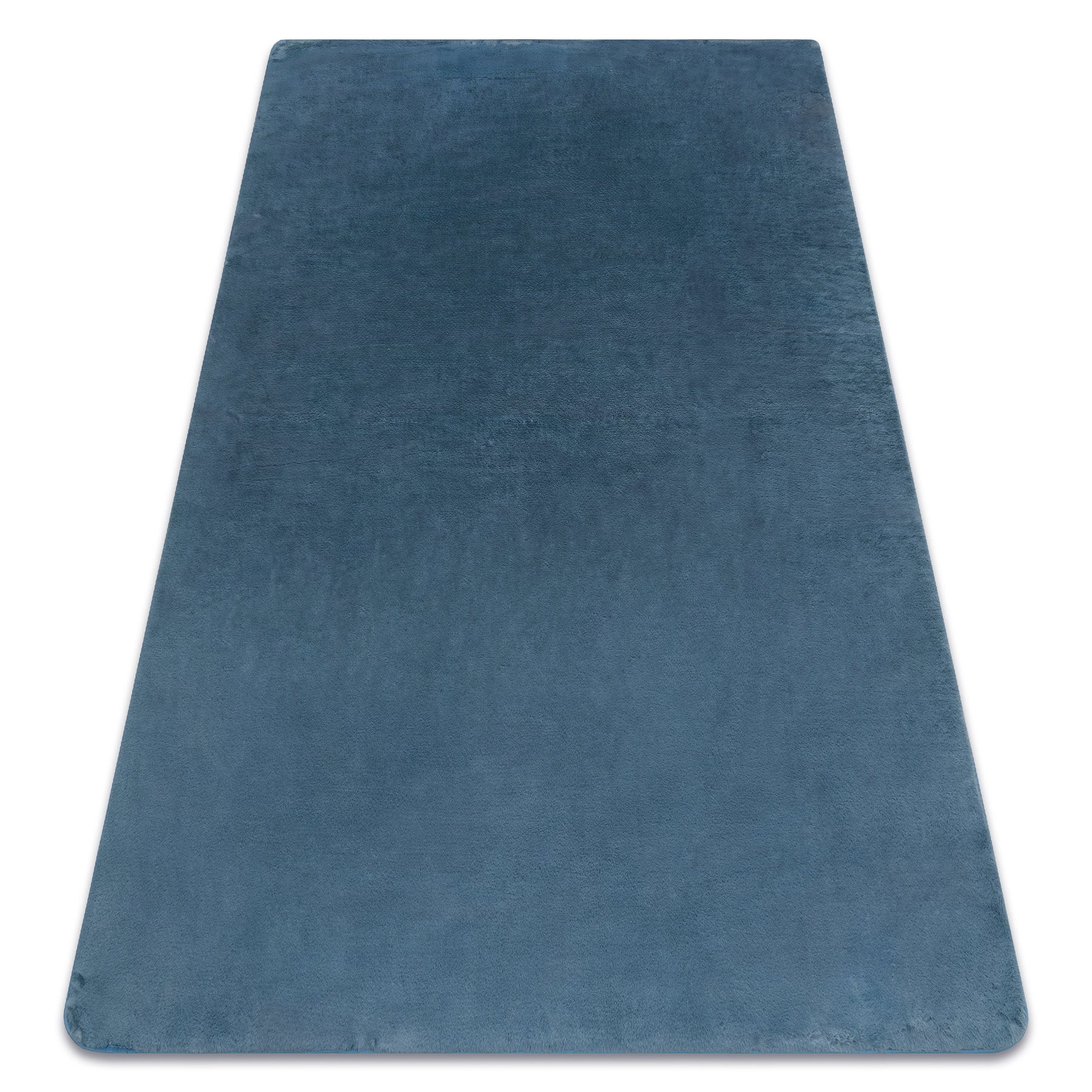 Dywan POSH Shaggy niebieski gruby, pluszowy, antypoślizgowy, do prania 120x160 cm