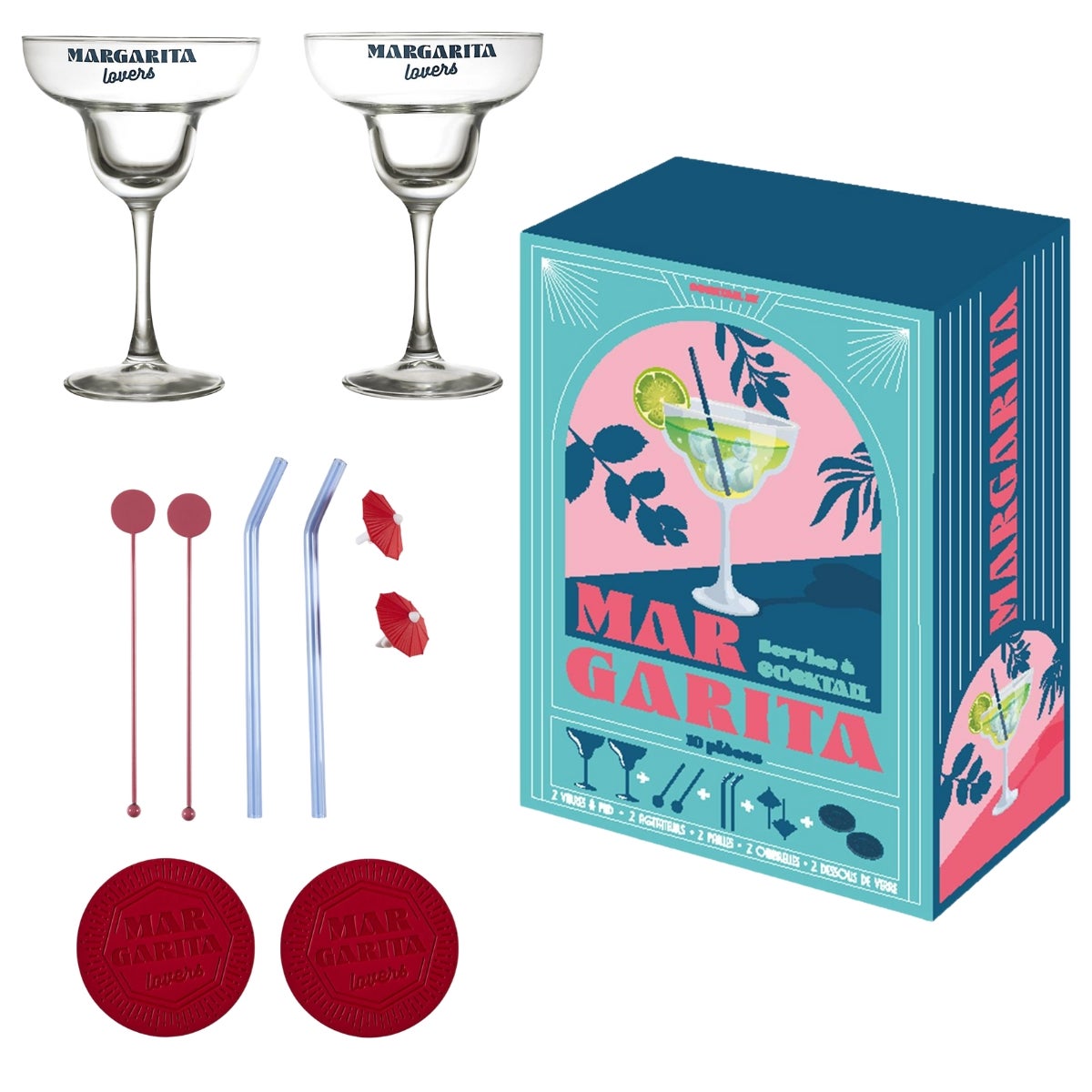 Zestaw do drinków GIN&TONIC HowHomely szkło w pudełku 1 zest.