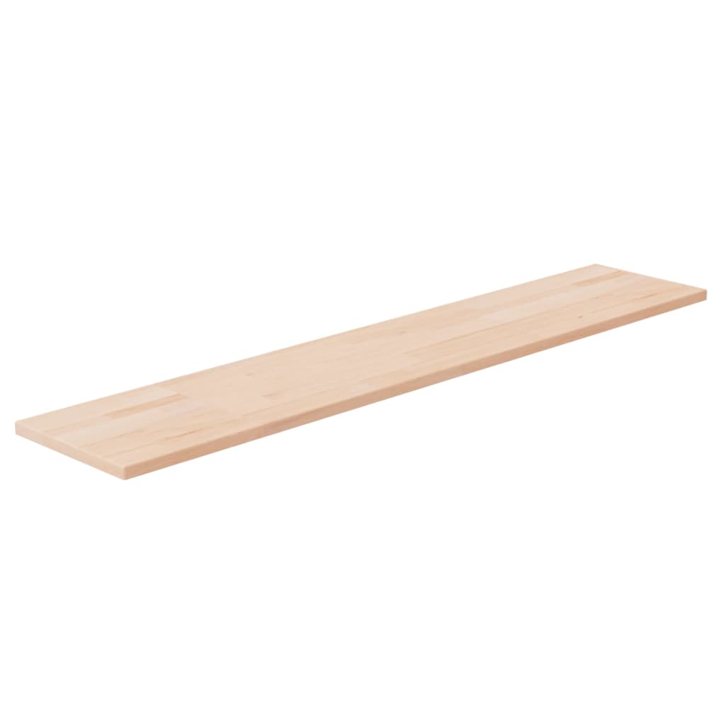 vidaXL Półka, 100x20x1,5 cm, surowe lite drewno dębowe