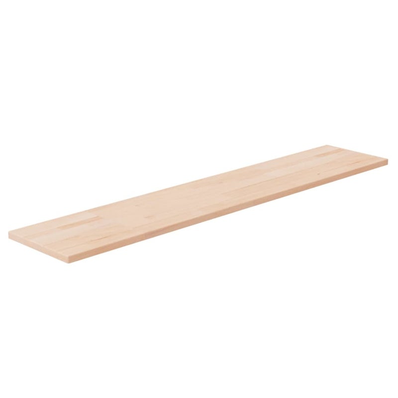 vidaXL Półka, 100x20x1,5 cm, surowe lite drewno dębowe