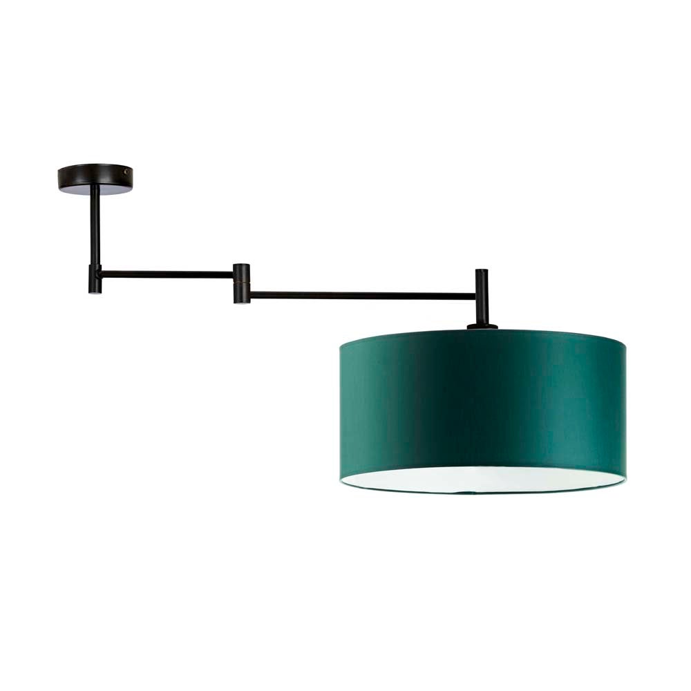 Lampa wisząca przegubowa sufitowa regulowana z abażurem walec BLUES PRZEGUB