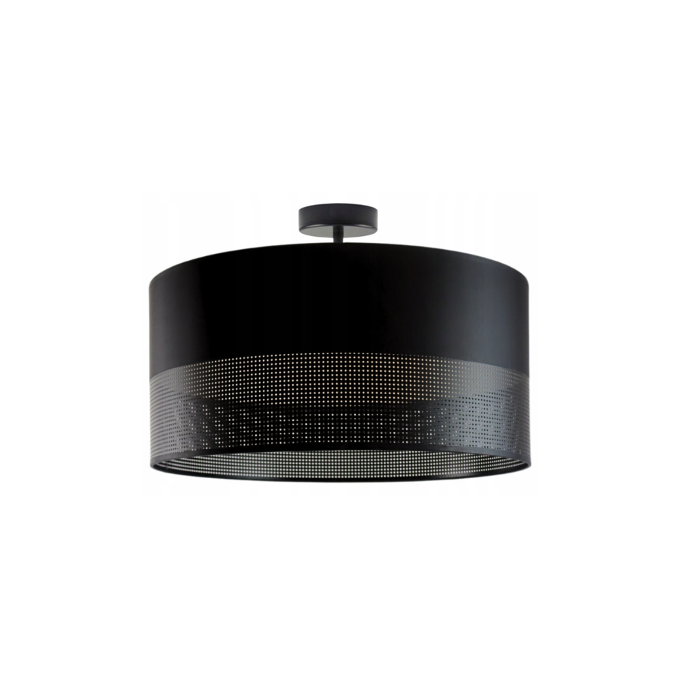 Lampa sufitowa żyrandol plafon z abażurem walec 30 cm BLUES