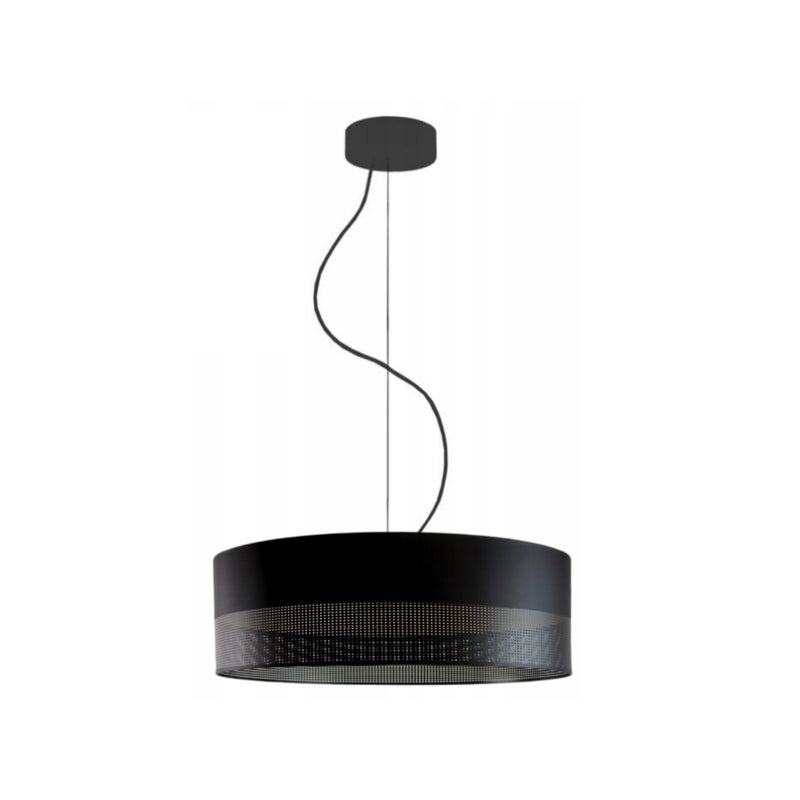 Lampa sufitowa żyrandol lampa wisząca z abażurem walec 60 cm BLUES