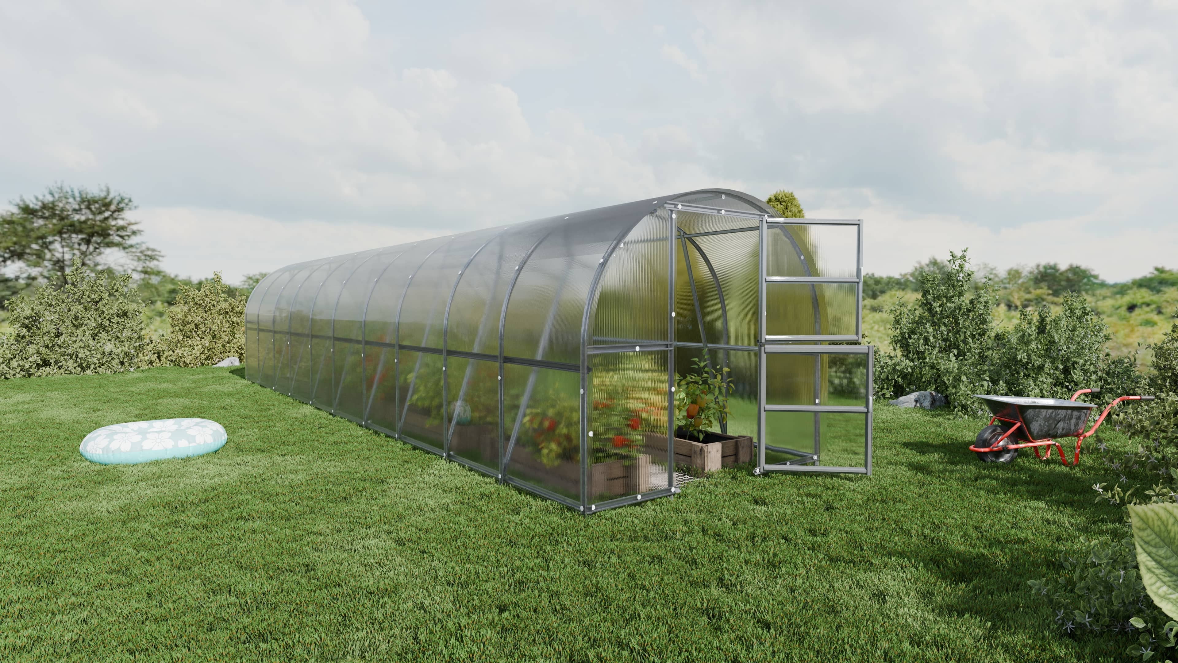 Szklarnia KLASIKA BALTIC LT 3 x 10 m (30 m²), 4 mm z powłoką z poliwęglanu 1szt.