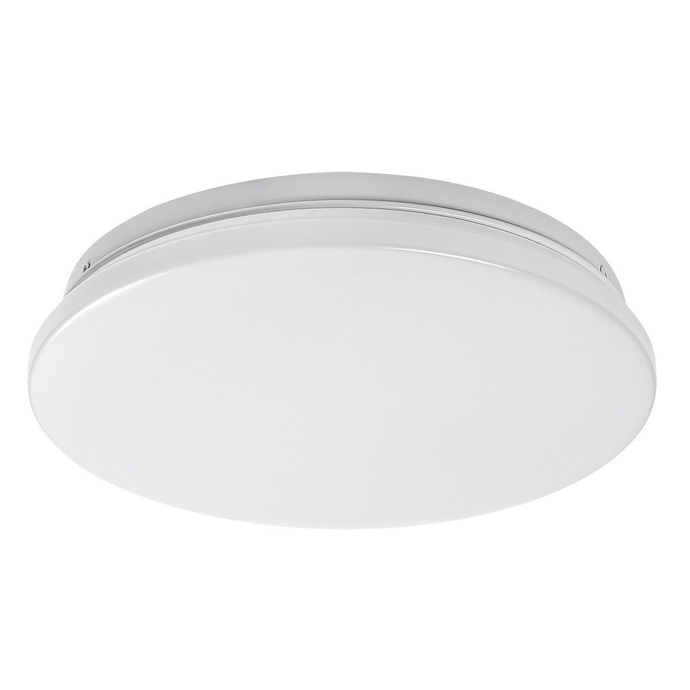 Plafon łazienkowy LED 12W 1050lm 4000K Okrągły Biały Metal IP44 Ø255mm