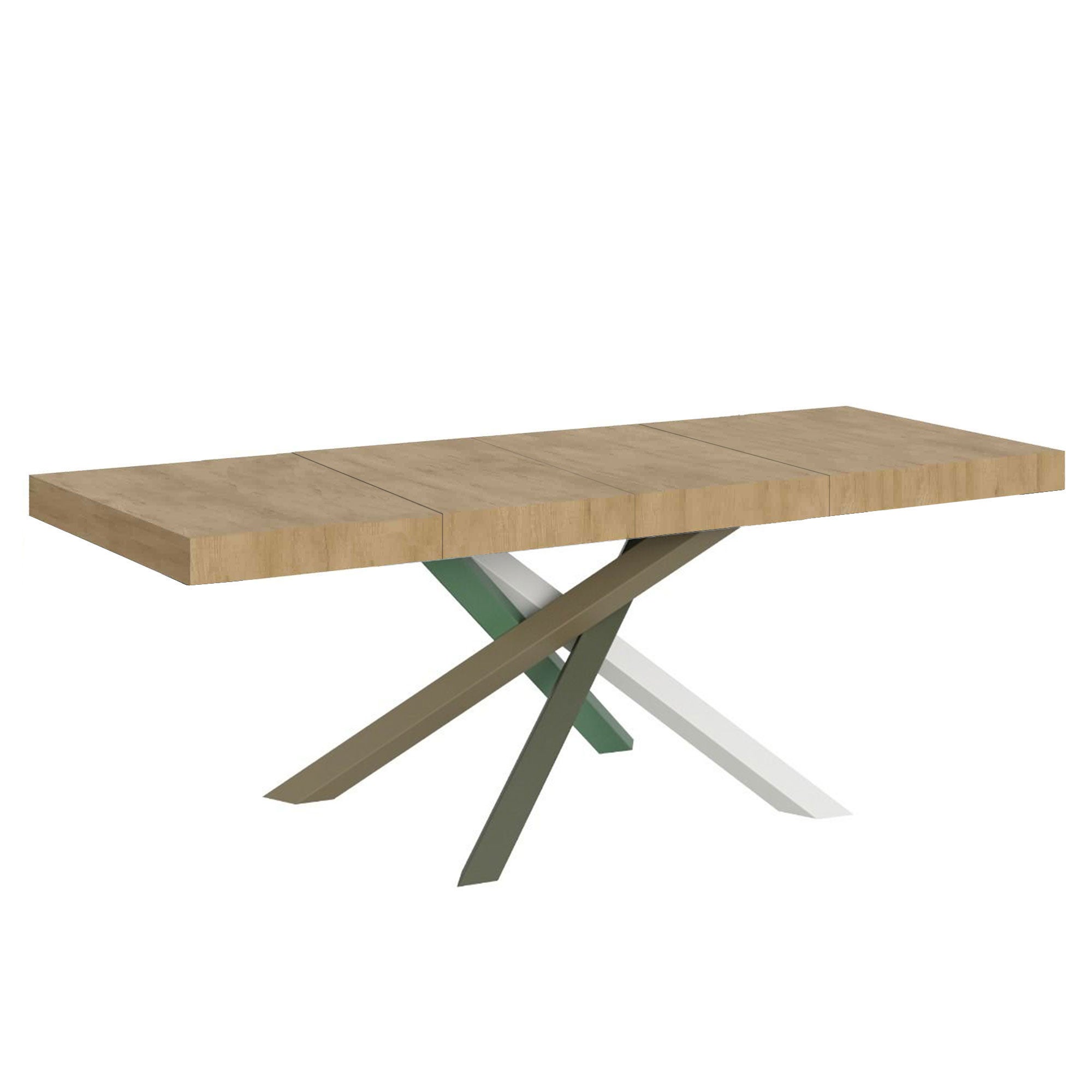 Stół rozkładany 90x180/284 cm Volantis Premium Quercia Natura rama 4/A