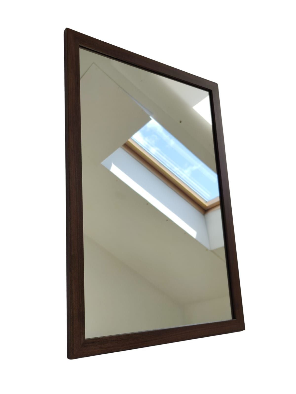 Lustro prostokątne z serii HIT Erama 40x60 cm w ramie brązowej 1szt.