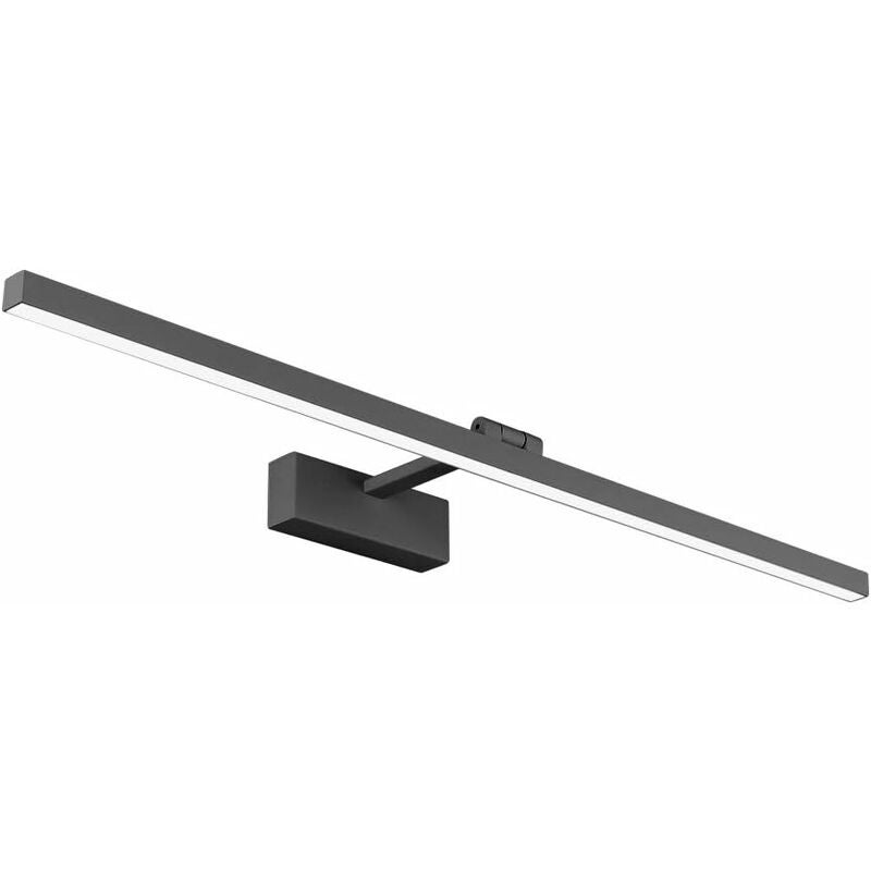 Kinkiet LED do lustra łazienkowego – 14 W, 60 cm – 6000K, białe światło, czarna obudowa