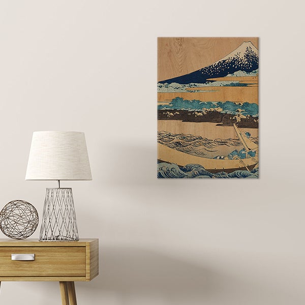 Odbitka na drewnie, Mount Fuji 30x42