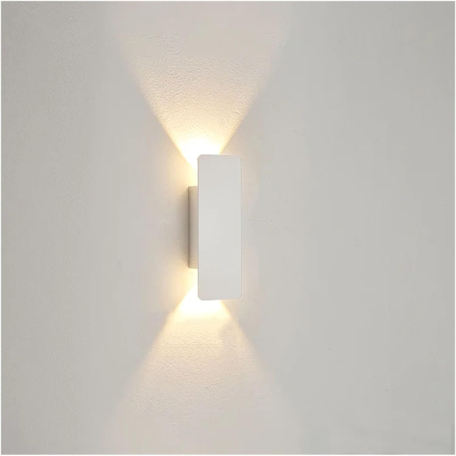 Kinkiet, taśma aluminiowa, światło ciepłe, oświetlenie sypialni (białe, 10 cm - 1 sztuka - 6 W)