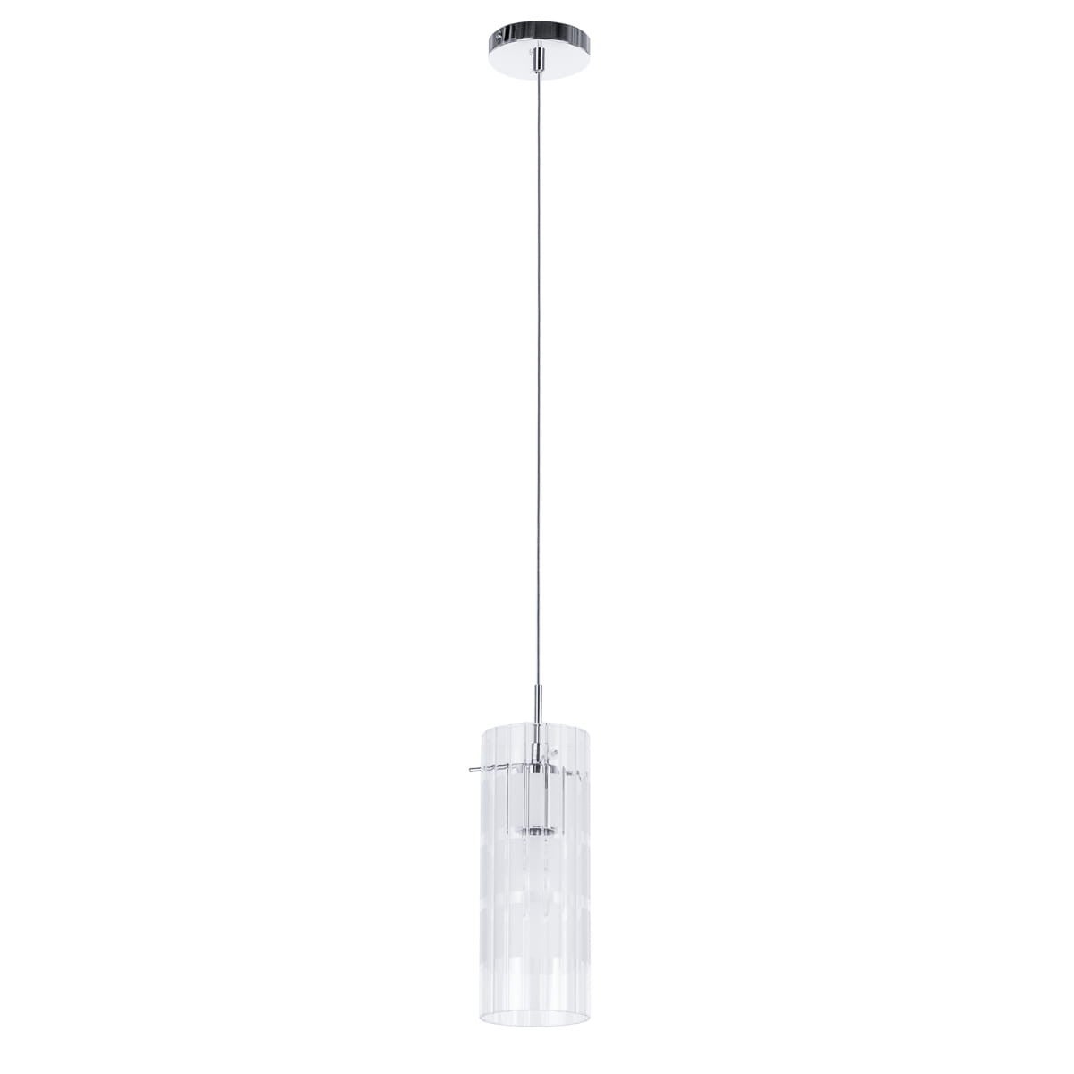 Lampa wisząca Max chromowana 1xE27x60W szkło wym:120x10x10cm IP20 Italux