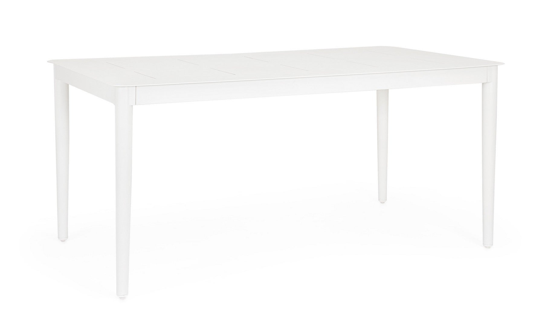 Stół aluminiowy z automatycznym rozkładaniem, 160x90, biały, do wewnątrz i na zewnątrz