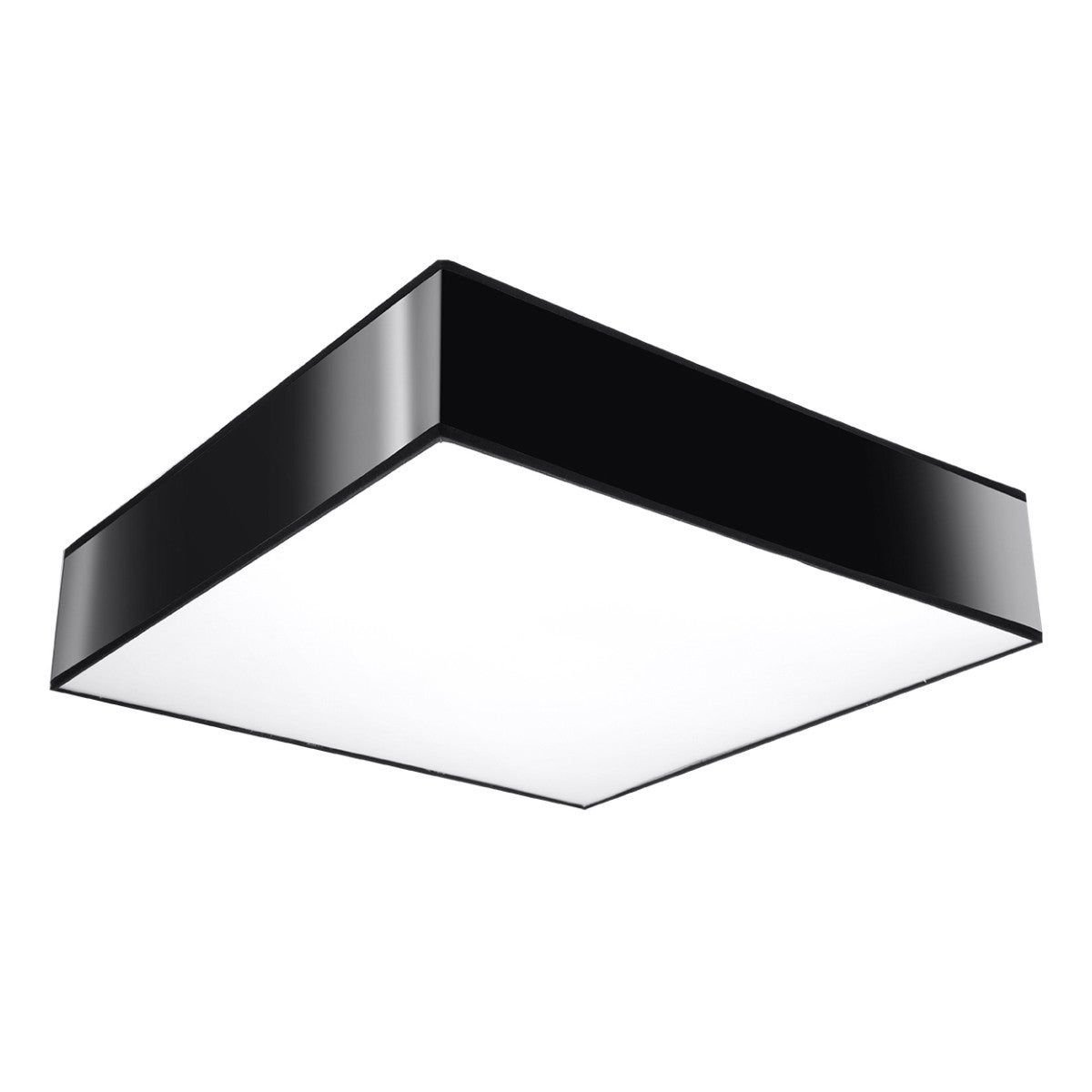 Plafon sufitowy kwadrat czarny 55 cm HORUS 4xE27 15W SL.0920 Sollux Lighting
