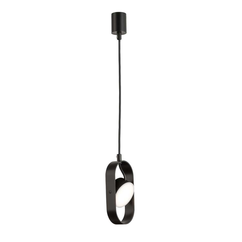 Lampa wisząca czarna regulowana oprawa ciepła barwa FUROKU LED 6W Shilo