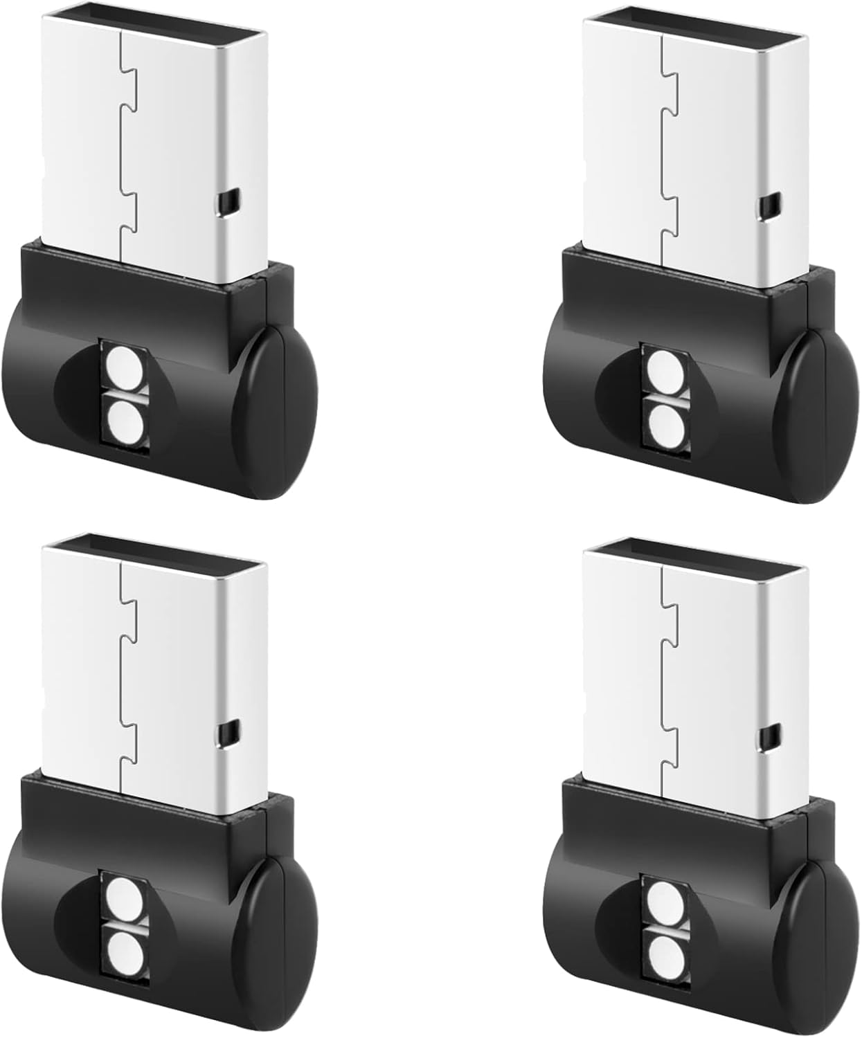 Zestaw 4 mini lampek samochodowych LED USB – oświetlenie otoczenia RGB – 7 kolorów – do wnętrza samochodu – do oświetlenia otoczenia, komputerów