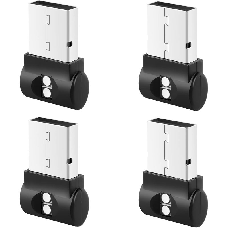 Zestaw 4 mini lampek samochodowych LED USB – oświetlenie otoczenia RGB – 7 kolorów – do wnętrza samochodu – do oświetlenia otoczenia, komputerów