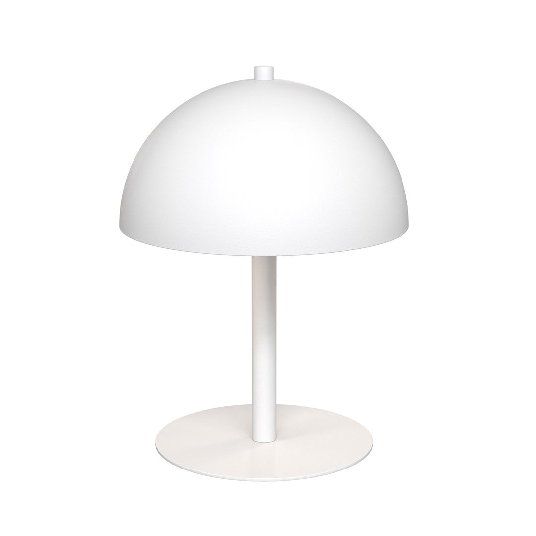 Lampa stołowa minimalistyczna biała parasolka 2xG9 8W MOGU Emibig