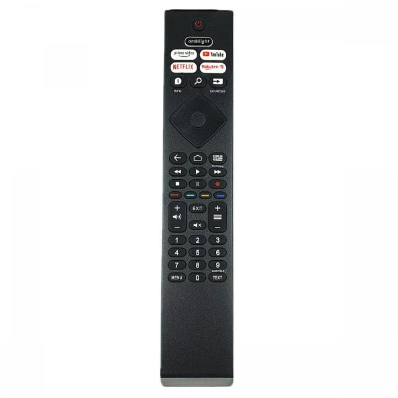 BRC0984501 Uniwersalny pilot do telewizorów Philips Smart TV, czarny, jeden rozmiar