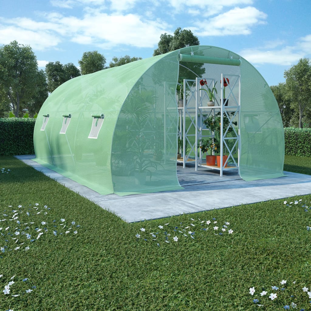 Szklarnia ogrodowa, 13,5 m ², 450 x 300 x 200 cm vidaXL