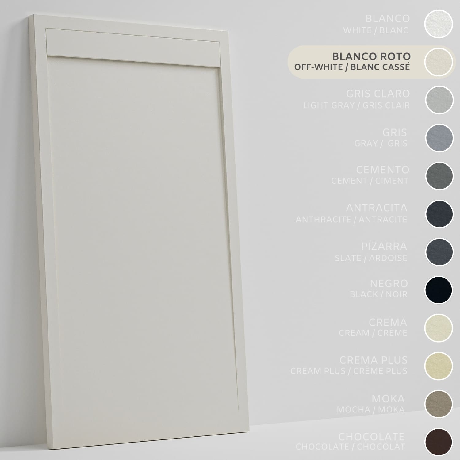 SOULHOME Brodzik prysznicowy– Żywica– Gel Coat– Gładka/Kamienna tekstura – Antypoślizgowy – złamana biel- 130X70- Niski 3cm– Minimalistyczny