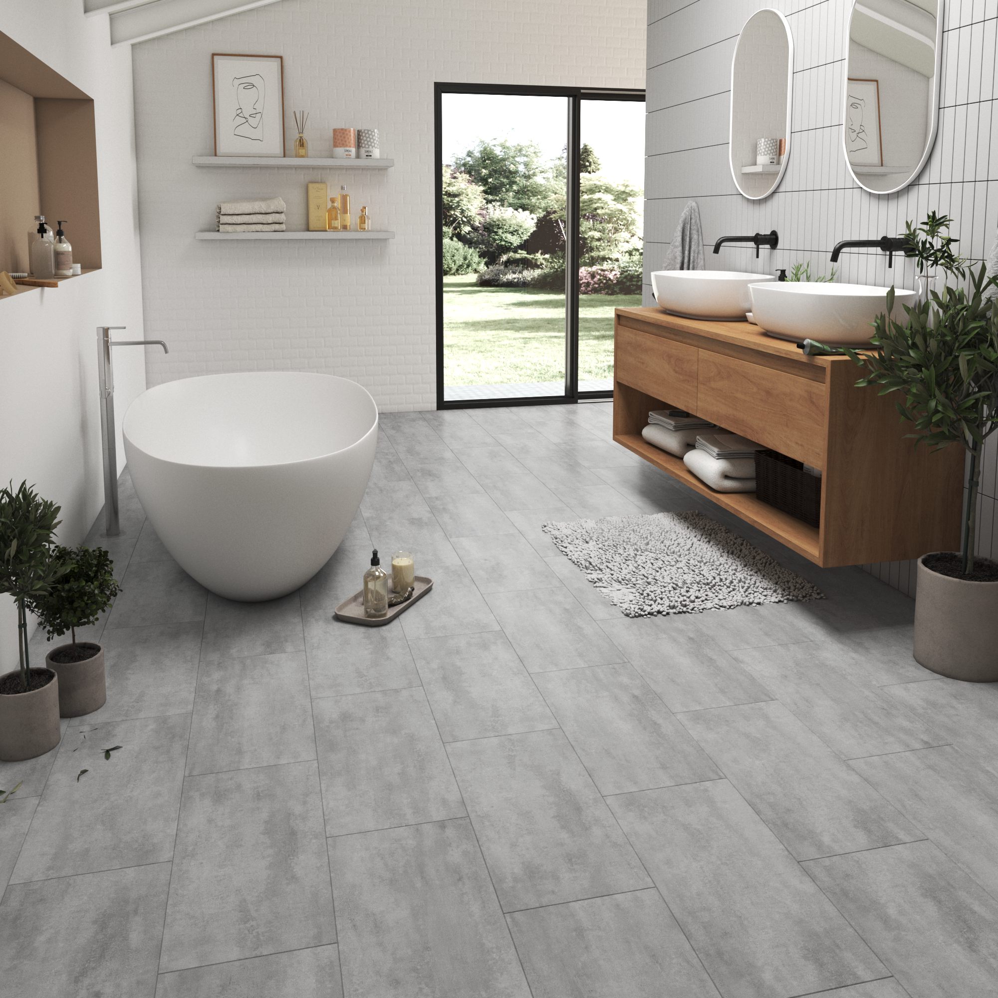 Winyl SPC Comorat Extrem efekt betonu szary CER515 ARTENS