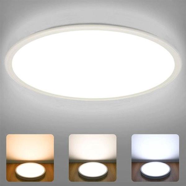 Oświetlenie sufitowe LED 24W z możliwością ściemniania, ciepła biel/zimna biel 3000K/4000K/6000K, Ø 30 cm