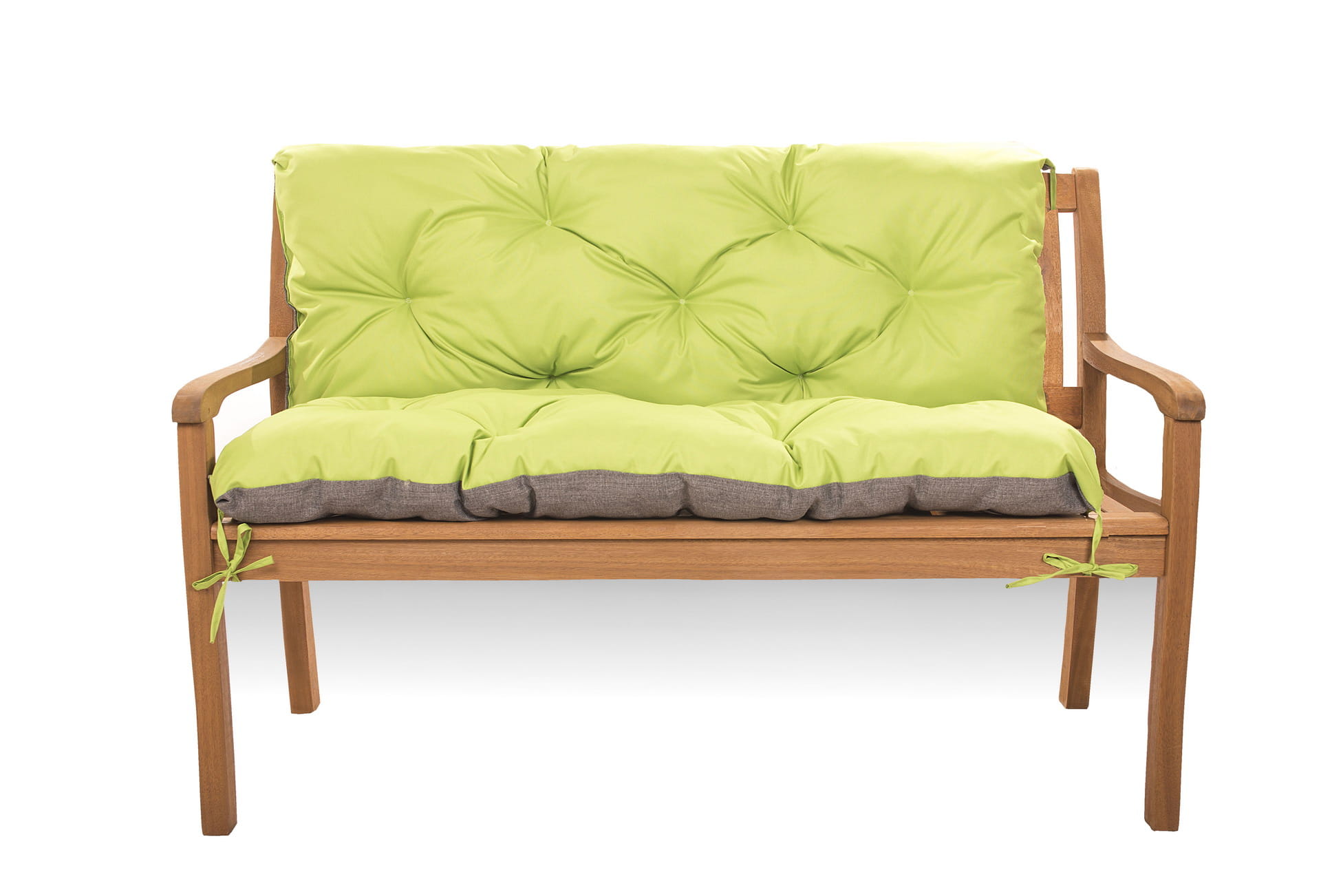 Poduszka ogrodowa na ławkę 140x60x50cm poduszka na meble ogrodowe limonka, poduszka na balkon taras, poducha ogrodowa na huśtawkę