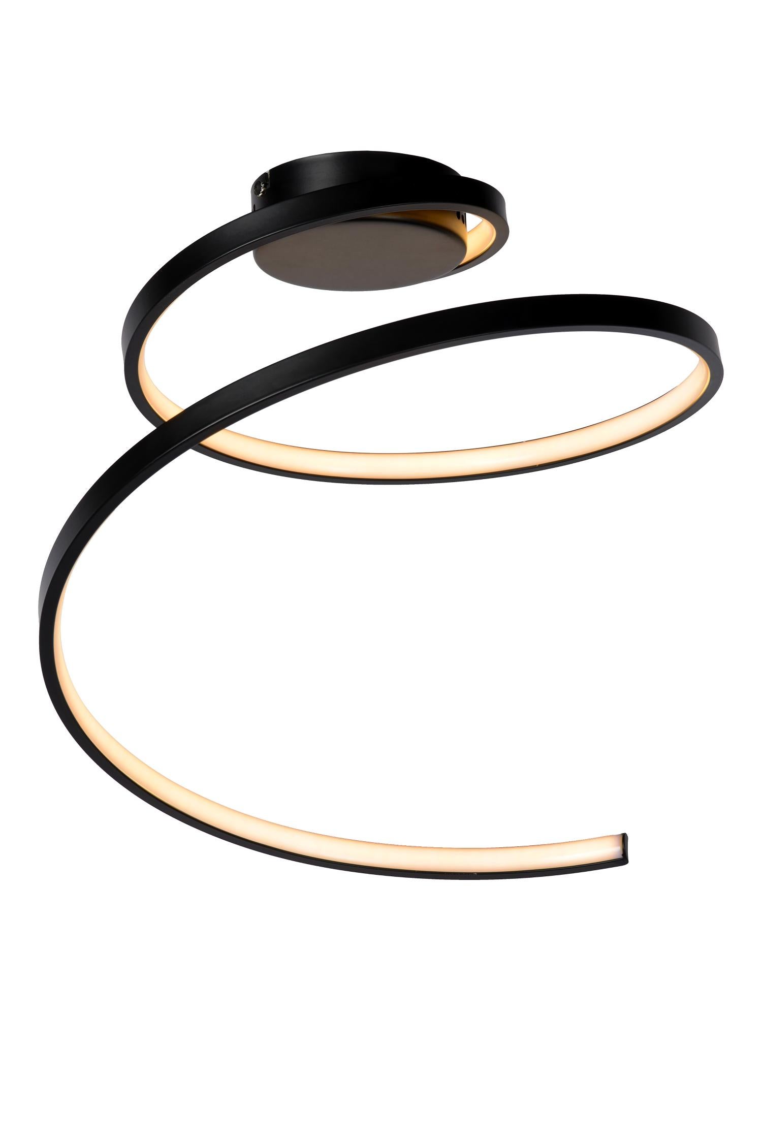 Lampa sufitowa LED MAXENCE 24W Ciepła biel 1400lm tworzywo sztuczne czarno-biała wym:35x46x46cm IP20 Lucide