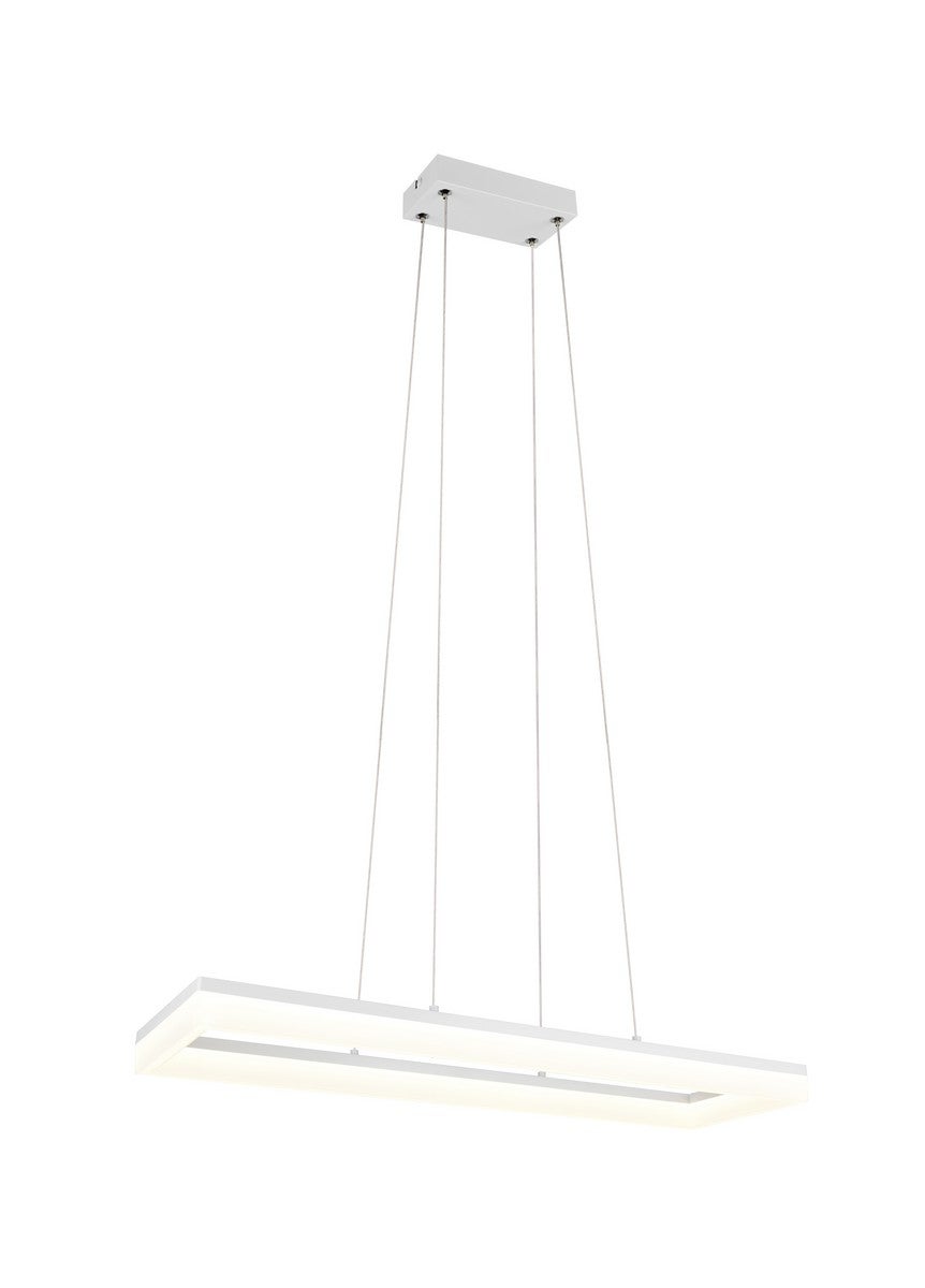Lampa wisząca LED CAMINO 27W neutralna 3600lm tworzywo sztuczne biała wym:150x70x20cm IP20 RL