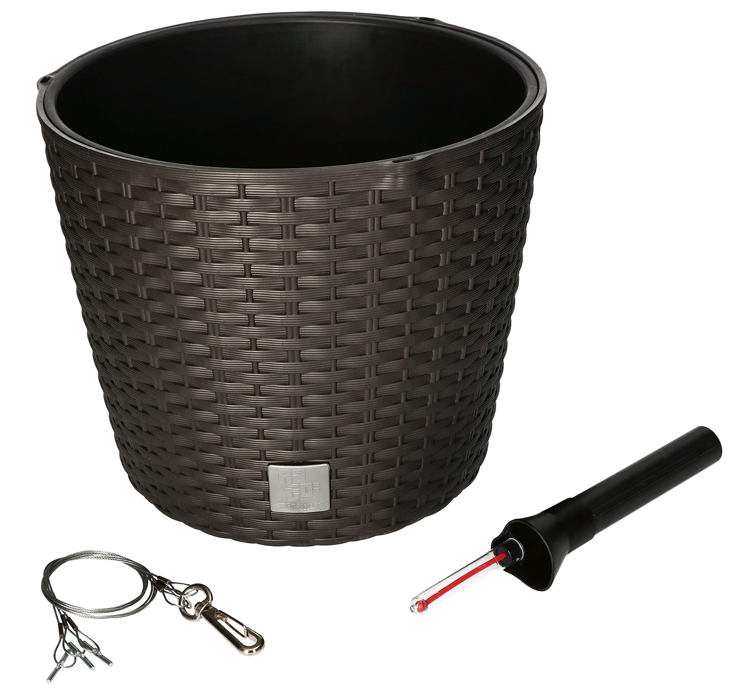 Doniczka donica wisząca rattan system nawadniania - KOTARBAU