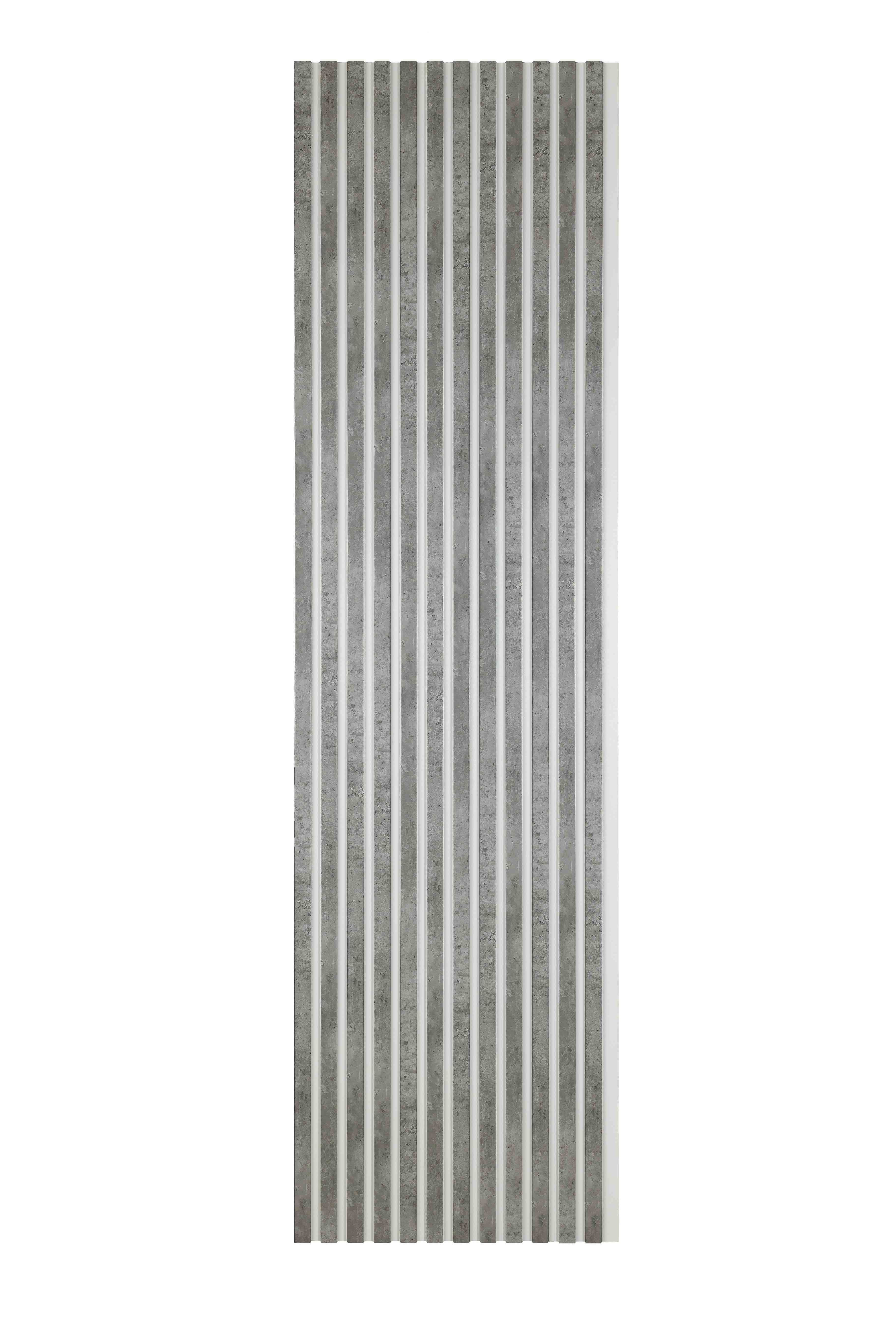 Lamele Ścienne na Płycie Białej SunWood 275x55cm Panel Dekoracyjny Beton Loft 1 szt.