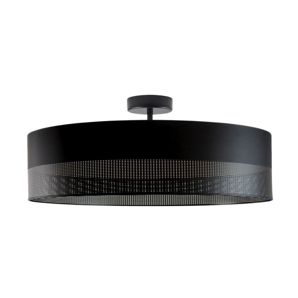 Lampa sufitowa żyrandol plafon z abażurem walec 60 cm BLUES