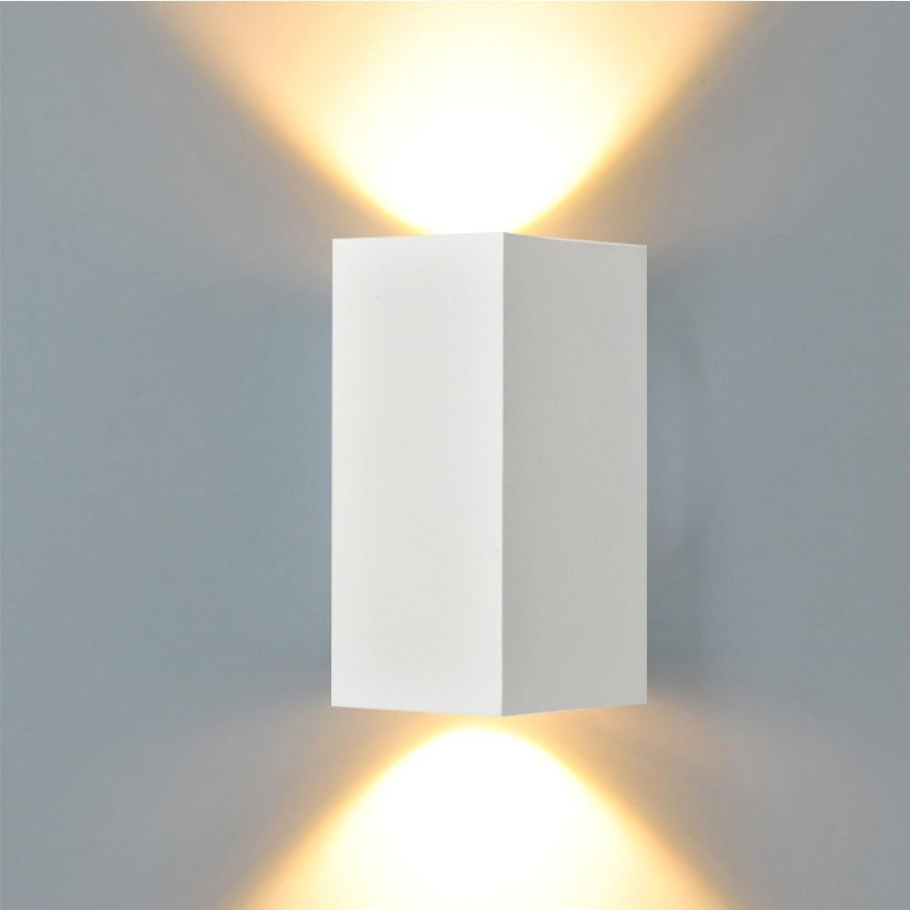 sztuka białych lamp ściennych zewnętrznych wewnętrznych nowoczesne aluminiowe lampy ścienne lampy ścienne odpowiednie korytarza wejściowego dołączona