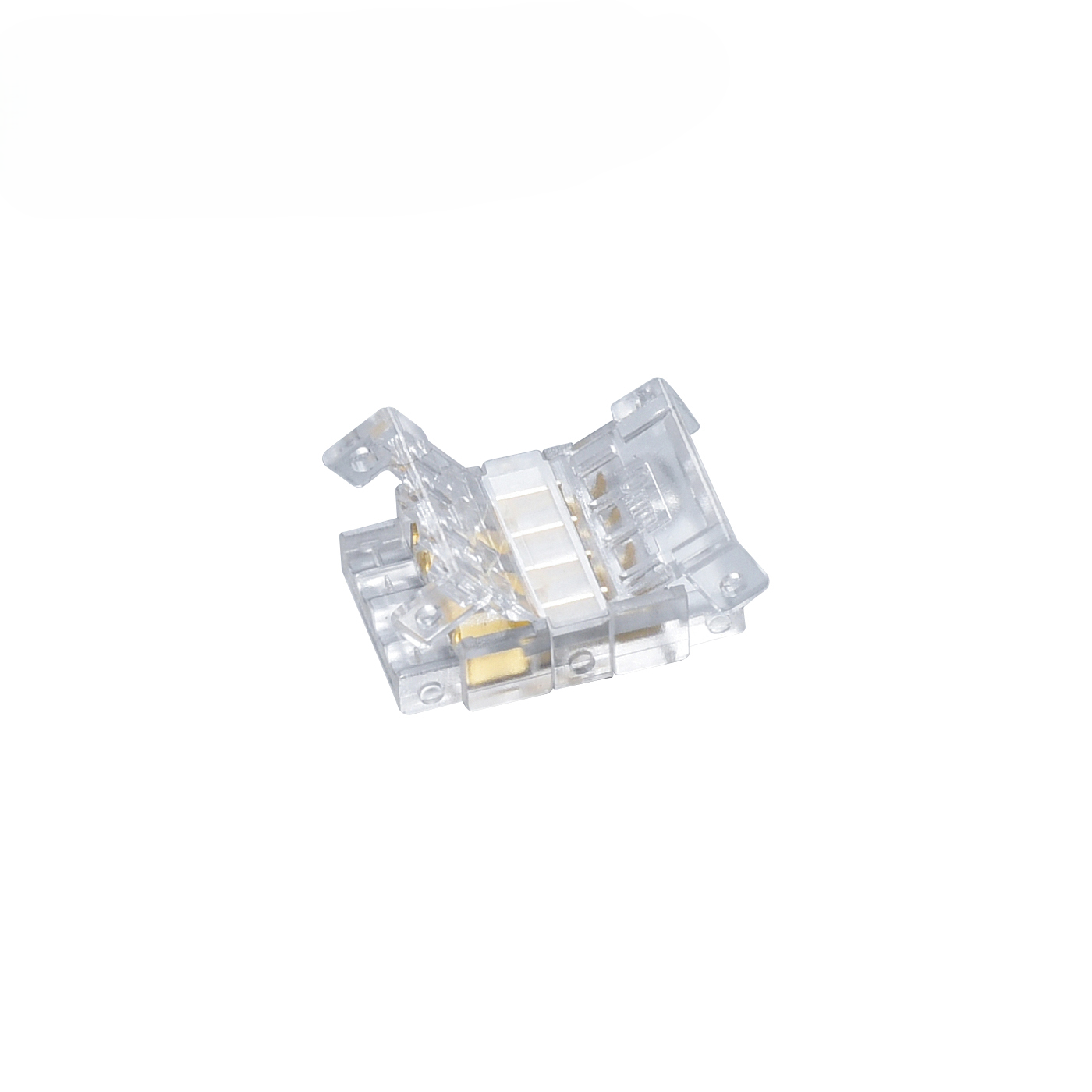 Alcapower Szybkozłączka 2 PIN do taśm LED COB 12-24V, liniowa do PCB 10mm, prosty system montażu na wcisk