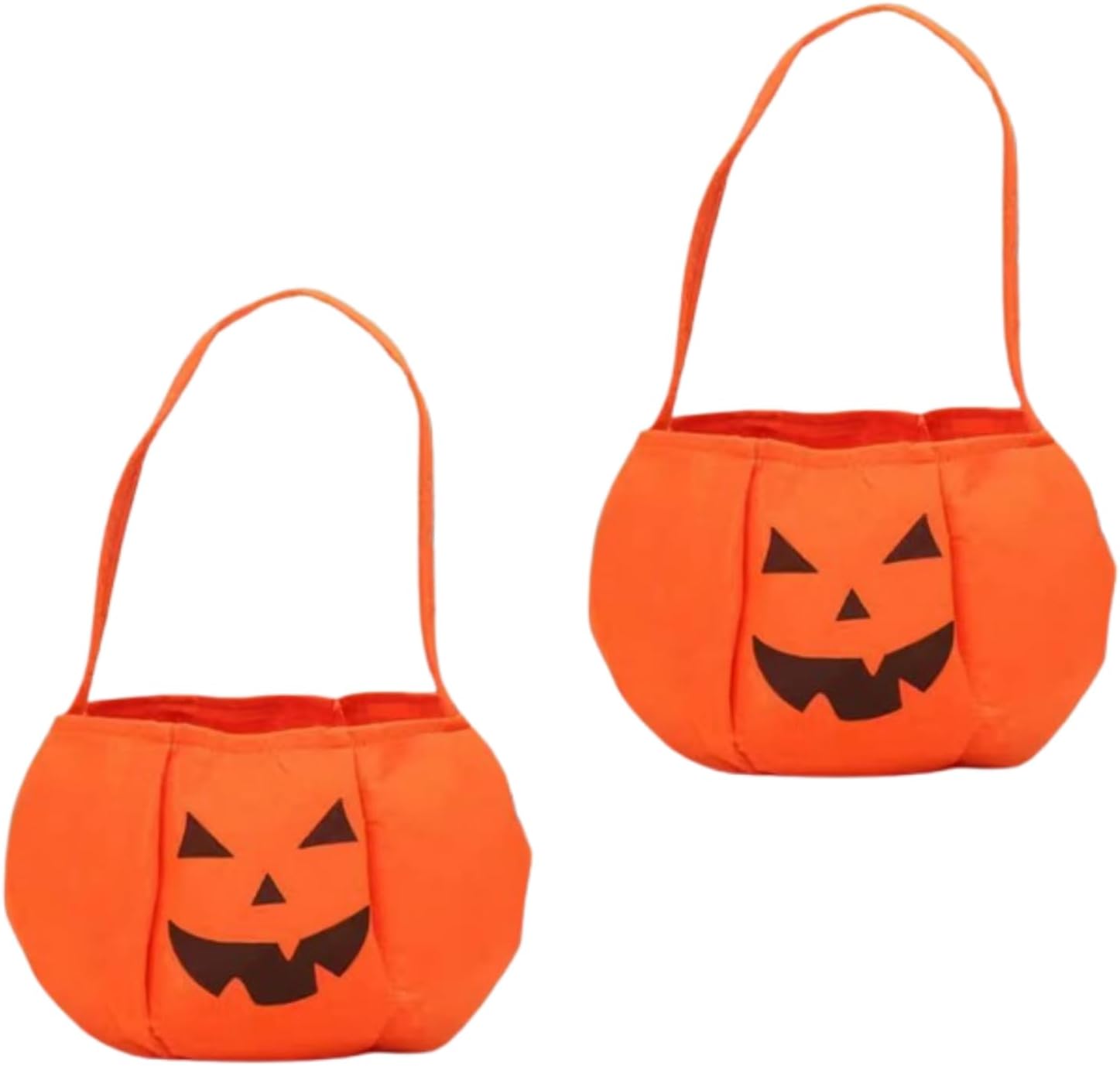 Wiaderko na cukierki na Halloween, 2-częściowy woreczek w kształcie dyni na Halloween, wiaderko w kształcie dyni, woreczek w kształcie dyni na psikus