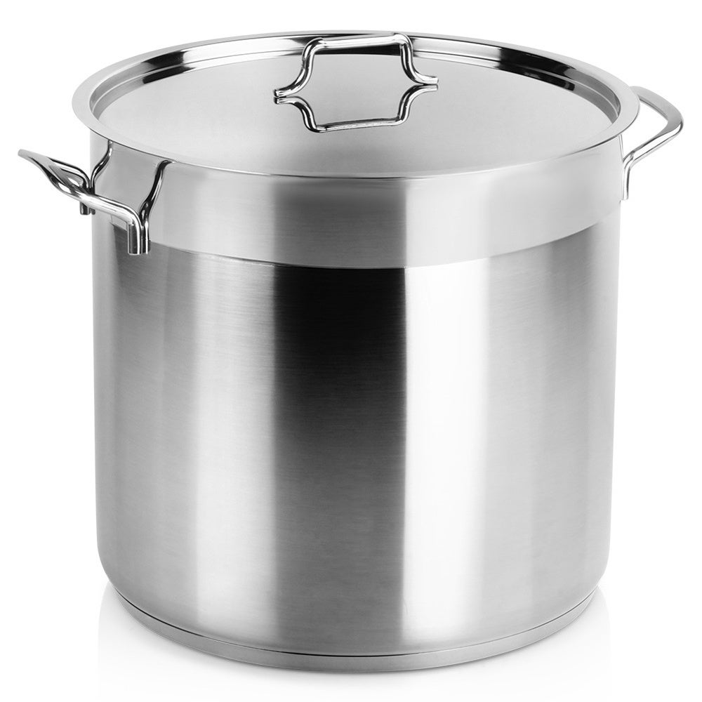 Garnek stalowy z pokrywką ANETT 30 cm, 18 l