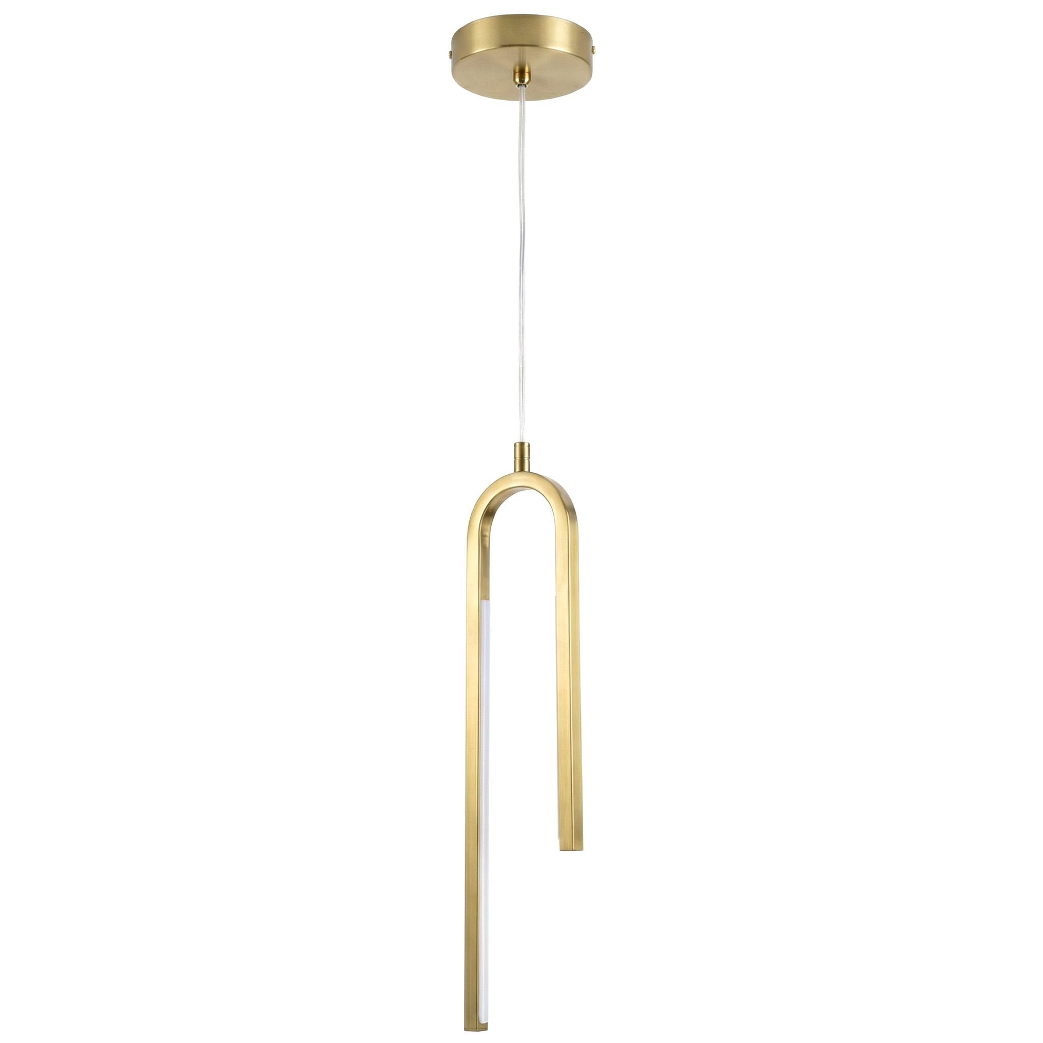 Lampa Sufitowa Wisząca Toolight App1803-Cp Złoty Szczotkowany