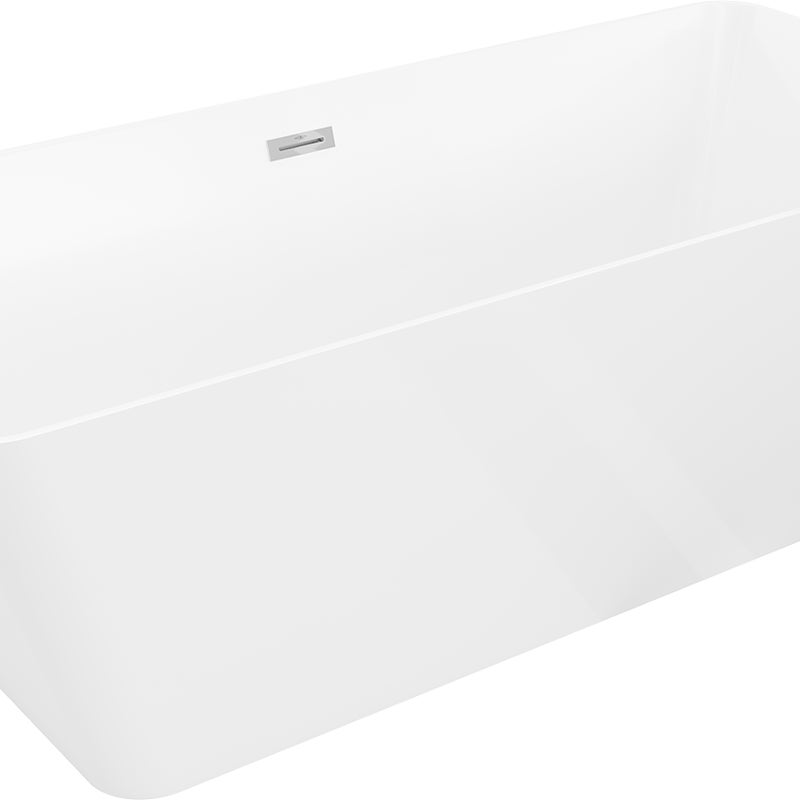 Mexen Velo Slim wanna wolnostojąca 170 x 75 cm, biała, przelew chrom - 52811707500-01