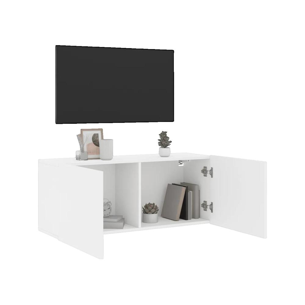 Mebel TV vidaxl biały nowoczesny design duża pojemność