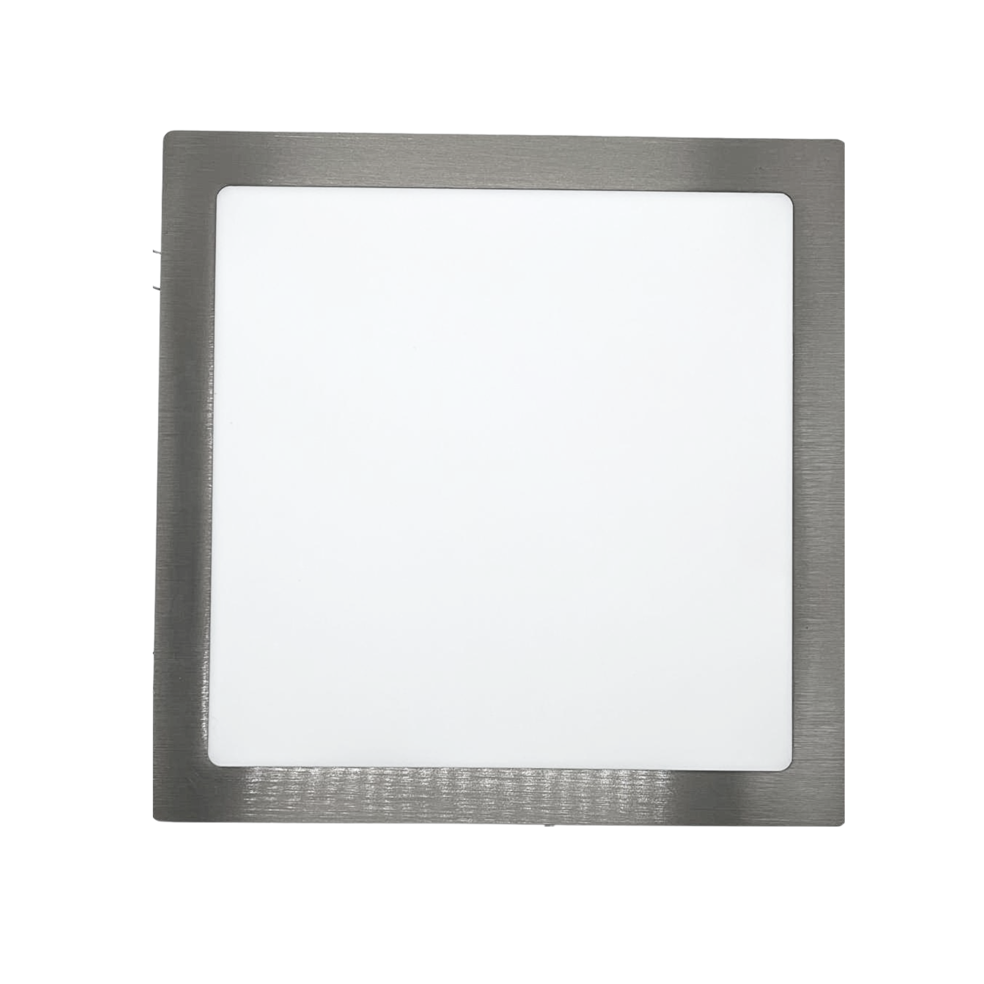 Downlight Led 24W Neutralne światło 4200ºK. Kwadratowy wpuszczany downlight z wykończeniem stalowym