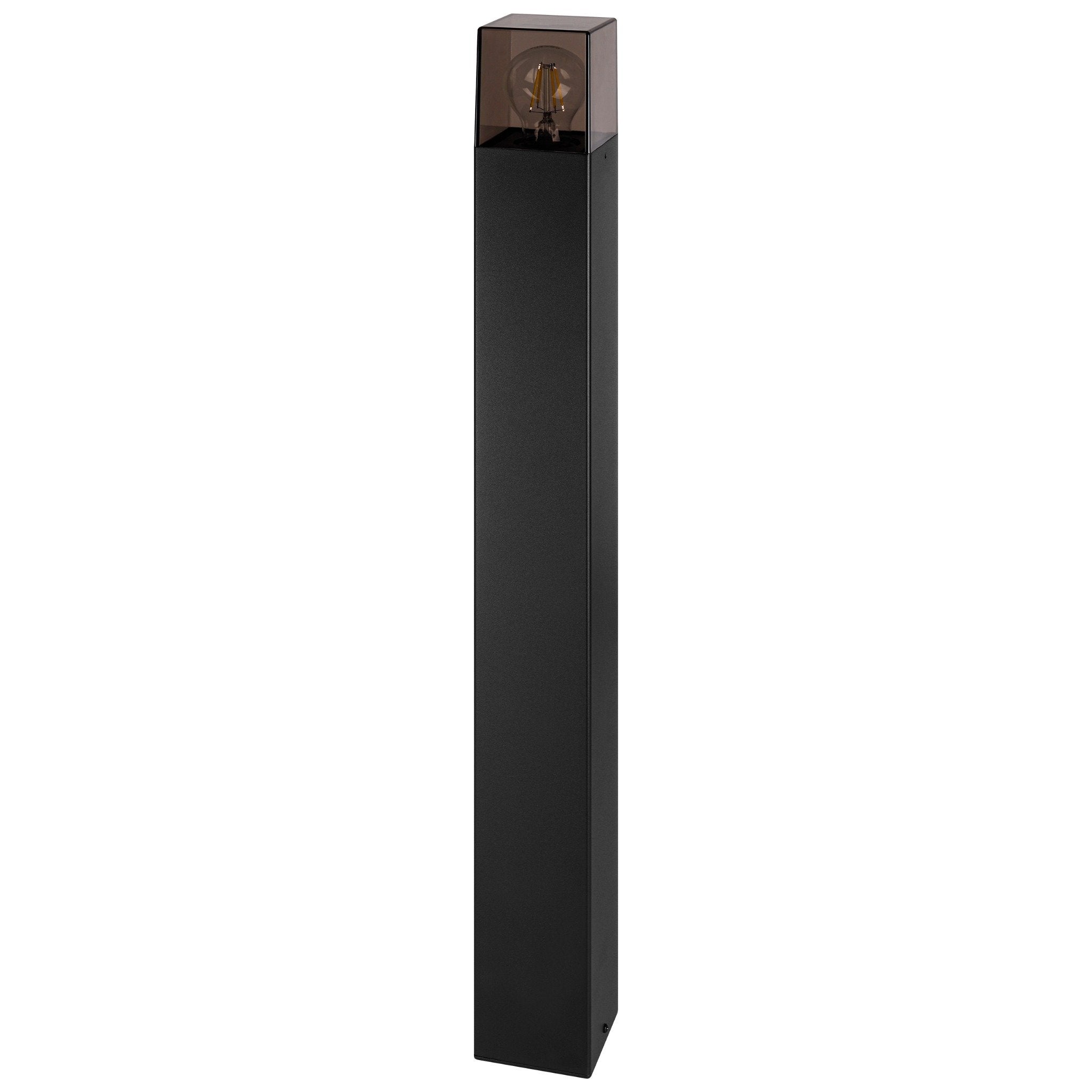 Lampa ogrodowa E27 LED Denver 80cm IP44 IK08 zewnętrzna wysoka stojąca czarna MasterLED